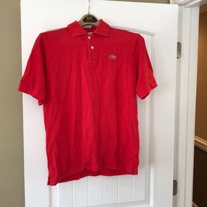 Lacoste Boy’s Red Polo Size 6